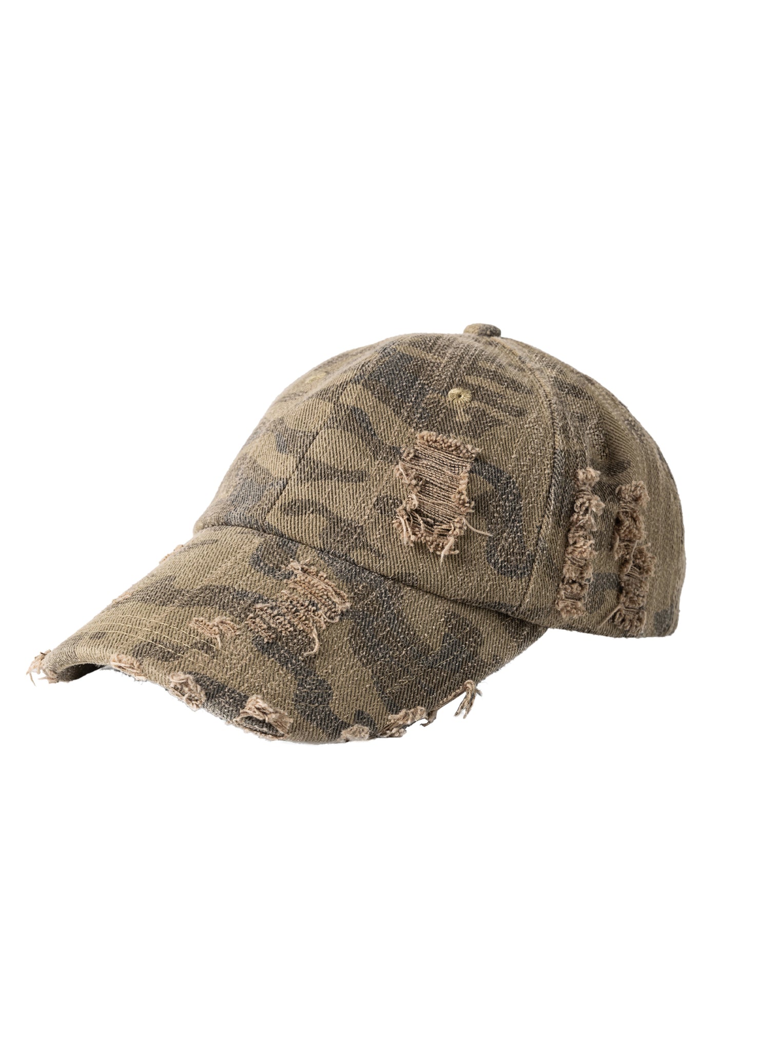 CAMO DISTRESSED CAP