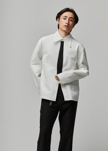 24SS OS Wide-Tie Shirt