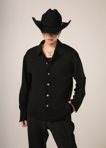 DP PARADIS 24SS Japan Pleated Foam Shirt