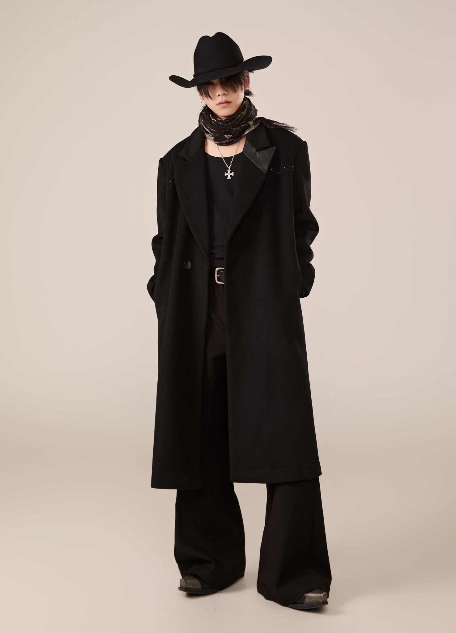 DP PARADIS 23AW "VAMPIRE" Double-Sided Rivet Coat