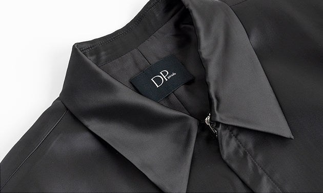 DP PARADIS 23AW ELEGANT Satin Double-Zip Jacket