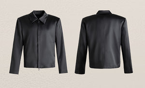 DP PARADIS 23AW ELEGANT Satin Double-Zip Jacket