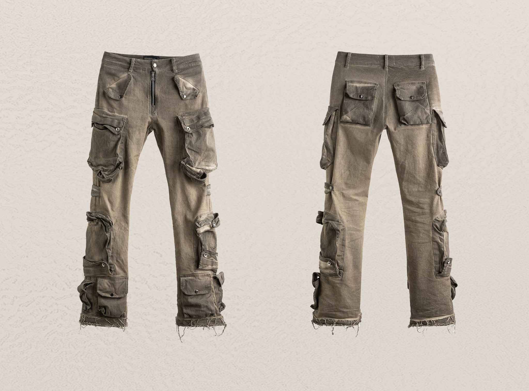 DP PARADIS X DRKLEI Wasteland Edition Distressed Bottoms